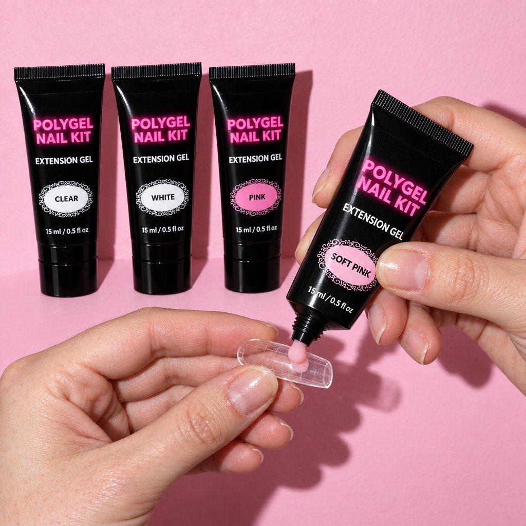 PolyGel Color Set, 4 Tubes