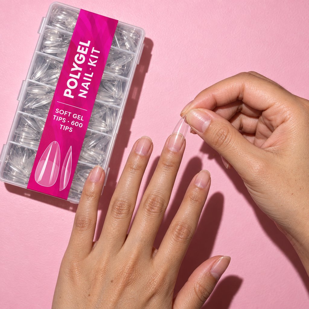 Soft Gel Tip Kit with Lamp
