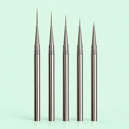 Nail Liner Brush Set, 5 Piece