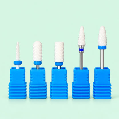 Ceramic Nail Drill Bits, 5 Piece