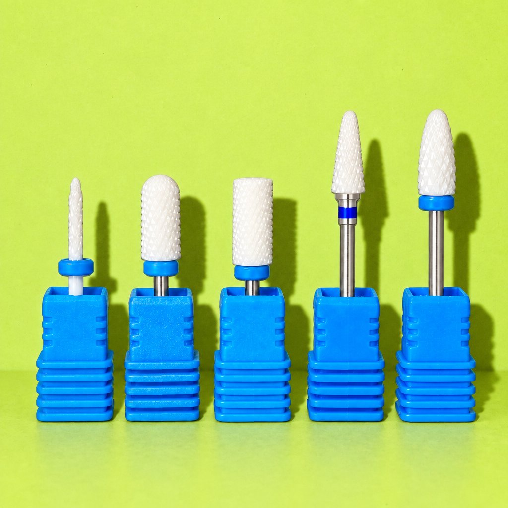 Ceramic Nail Drill Bits, 5 Piece