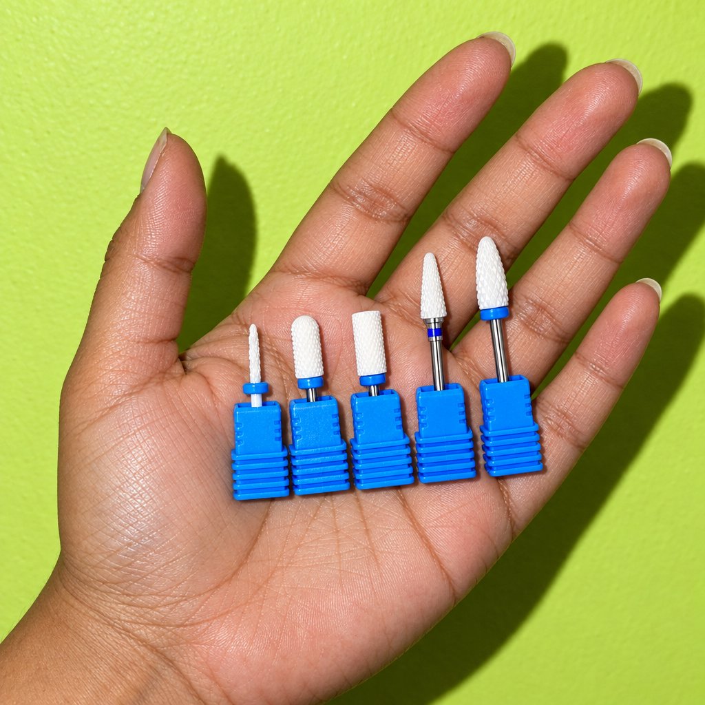 Ceramic Nail Drill Bits, 5 Piece