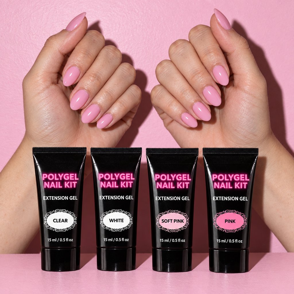 PolyGel Color Set, 4 Tubes