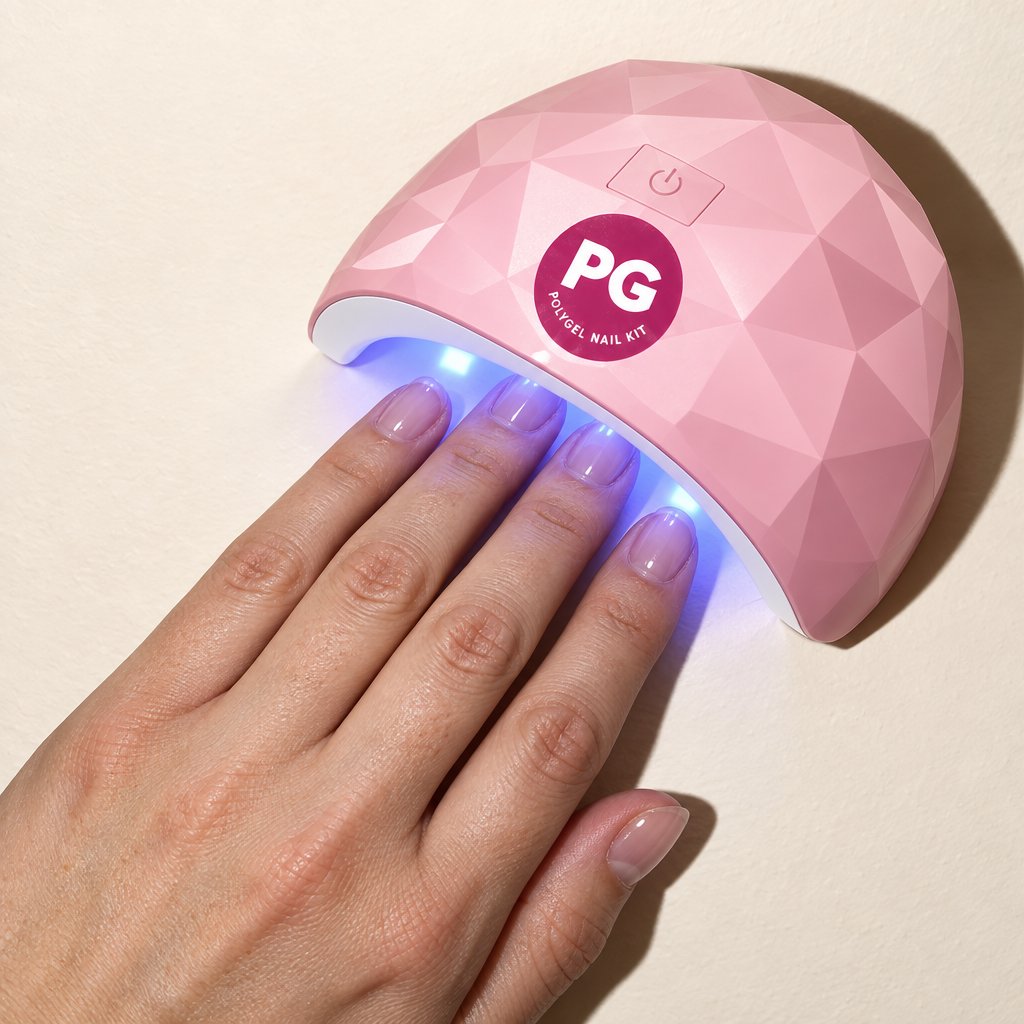 PolyGel Nail Kit with LED Lamp