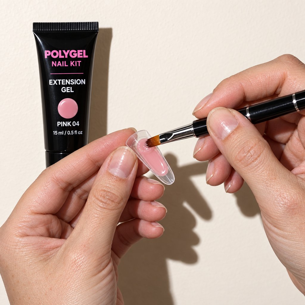 PolyGel Nail Kit with LED Lamp