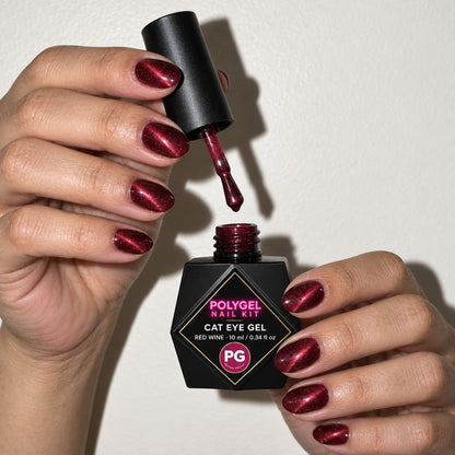 Cat Eye Gel Polish, Red Wine